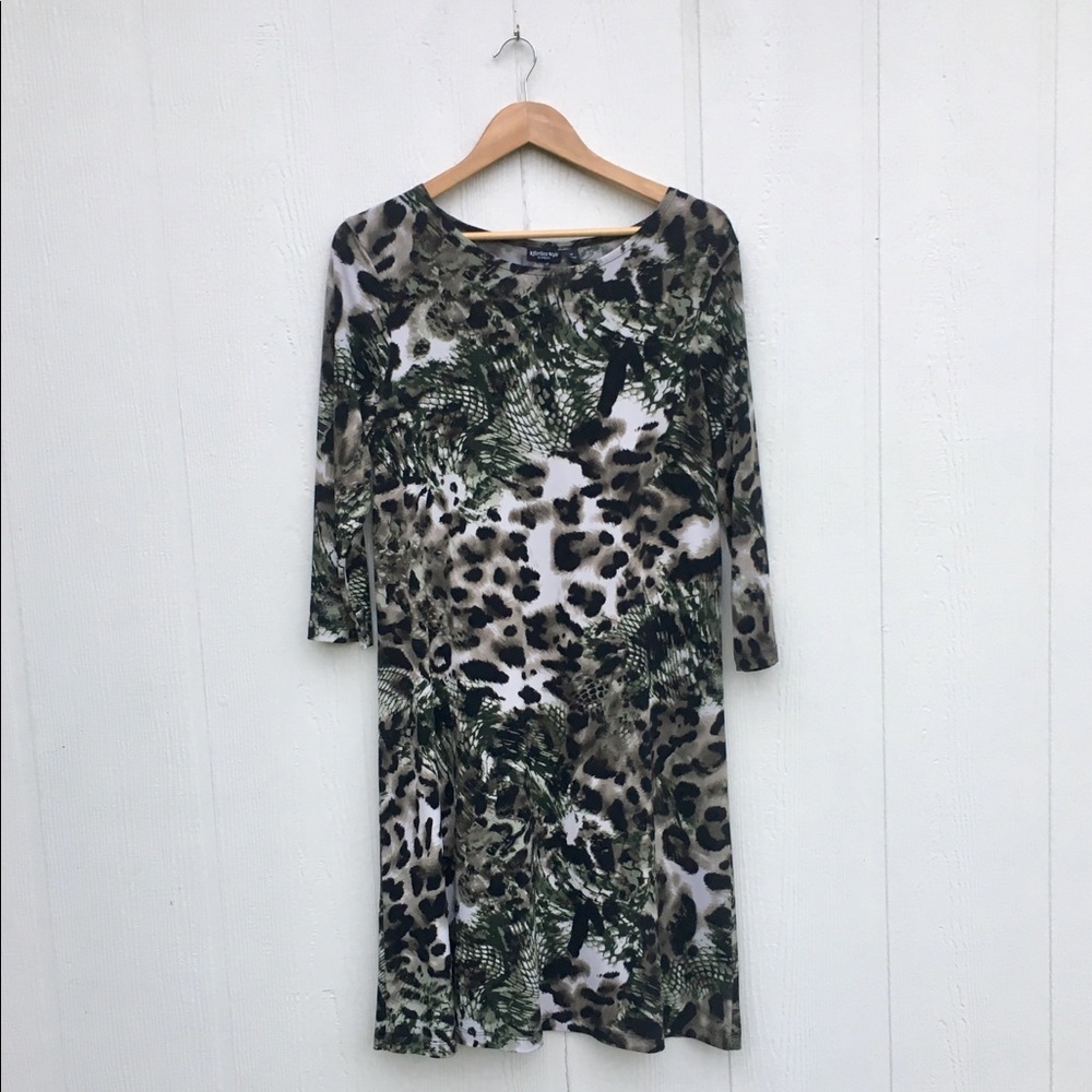Effortless Style Animal Print Dress